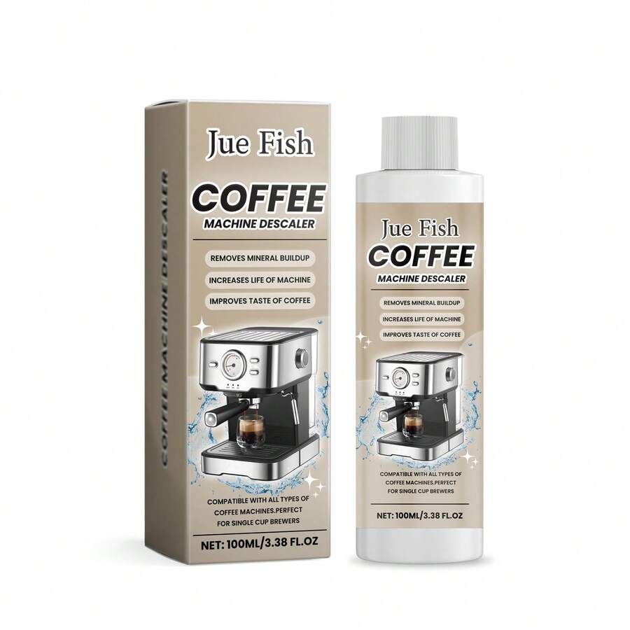 [Delivered Within 3 Days] 1/2/3 PCS Detergent For Coffee Machine Detergent For Coffee Machine Scale Stain Cleaning And Refreshing Agent - 100ML - View 1
