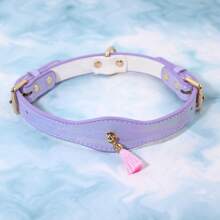 Collar para mascotas con diseño de flecos elegante