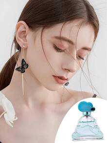 CREAM CLOUD LOVALI Perfume "Nube" en color azul - 30 ml/botella - Estilo dulce, con notas afrutadas - Diseño único, fragancia duradera, ideal para uso diario. Formato portátil, perfecto para llevar en viajes o salidas, y como pequeño regalo para días festivos. - Azul - Ver 10