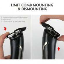 Kemei KM-1419 三合一电动理发器，集理发、胡须修剪、耳鼻毛修剪和剃须功能于一体，男士理发器，电动剃须刀，USB充电式理发器，男士礼品