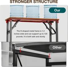 Small Computer Desk Folding Table - No Assembly, Compact 35.8" Foldable Desk With Power Outlets & USB Charging Port, Portable Small Office Desk, Ideal Mini Study Table For Small Spaces, Brown - Coral Pink - View 11