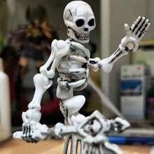 中世纪步兵十字军重甲骑士铰接式人偶模型，未组装未上色士兵盔甲人偶 DIY - 彩色 - 查看 10