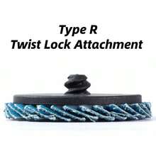 20x 3" Zirconia Roll Lock Sanding Disc 40 Grit Die Grinder Flap Grinding Wheels - như hình ảnh - Xem 5