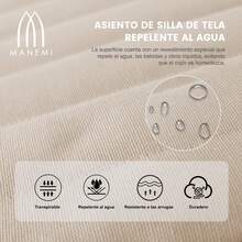 Chair Covers & Cushions - White Bias - View 5