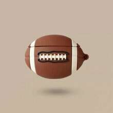 1个创意苹果无线蓝牙耳机保护套（随机附赠挂钩），适用于 Pro 3，宇航员/西瓜/足球/垃圾袋/枕头/柠檬片/番茄/小丑鱼/南瓜造型耳机保护套，卡通可爱硅胶防震苹果耳机保护套，适用于 1/2/3/4/Pro/Pro2，万圣节南瓜造型耳机保护套 - 彩色 - 查看 18