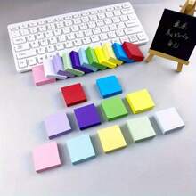 1 Box Of 11 Color Adhesive Notes, Various Colors, Suitable For Students And Offices, Effective Learning And Organization, Self-Adhesive And Tearable