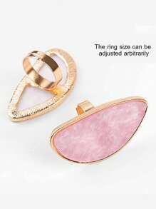 1 件戒指托调色板树脂壳板指甲油 UV 凝胶漆绘图颜色混合，指甲凝胶展示调色板美甲配件、美甲用品、美甲工具、美甲工具、返校、指甲、按压指甲的美甲工具 - 彩色 - 查看 10