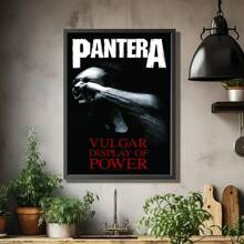 1 PAC Wall Arts ,Posters ,Pop ,Pantera "Vulgar Display Of Power" Unisex Flag ,Canvas Art, Durable Polyester, Frameless Band Merchandise, Anime-Themed Room Decor