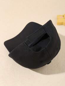 1pc Embroidered Dinosaur Pattern Baby Travel Sun Protection Baseball Cap, Suitable For 1-3 Years Old Children, Fashionable Casual Style, Black - Multicolor - View 6