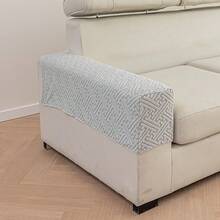 Sofa Slipcovers - Funda de reposabrazos estilo Lan Ruo gris - Ver 13