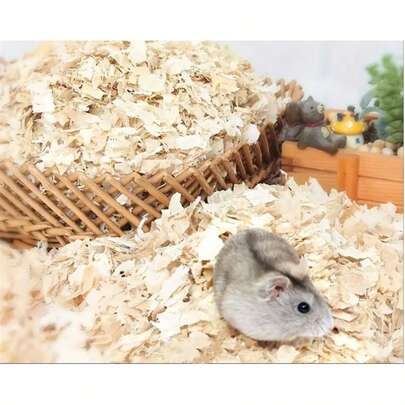 100g-500g仓鼠宠物锯末仓鼠小宠物刨花除臭剂除味吸湿垫无味无尘消臭纸防尘锯末木质基材|吸水床垫宠物保暖垫锯末适用于兔子和猫。
