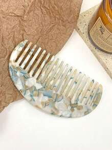 European-Style High-End Acetate Hair Comb - Ins-Style Comb Hair Accessory With Minimalist Elegance, Perfect For Student Dormitory Use. This Sweet And Stylish Portable Comb Keeps Your Hairstyle In Place, Ideal For Touch-Ups, Bangs Styling, And On-The-Go Image Maintenance., Hair Styling Kit, Hair Tool Kit, School Stuff