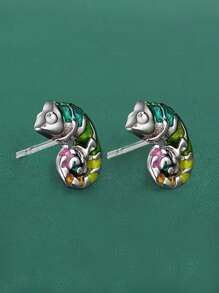 1 par de pendientes de aro elegantes para mujer, regalo para el Día de la Madre, joyería para fiestas