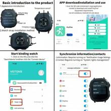 ERUN 2025 New Bluetooth Answer Call Smart Watch Men Touch Call Fitness Tracker Smartwatch Women For Android Ios Father's Day Gift