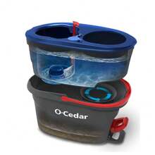 O-Cedar RinseClean™ Clean Water Spin Mop & Bucket System, Clean With Clean Water