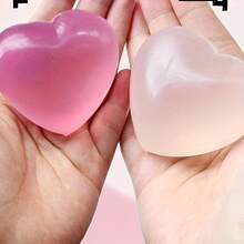 冰块挤压玩具/冰块软礼物，万圣节挤压减压，圣诞节礼物/减压果冻/麦芽糖变色心形挤压玩具 - 多色 - 查看 11