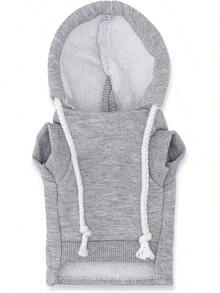 Gray Ferret Sweater, Harness And Leash Set - Small Pet Clothing - Ferret Supplies And Accessories - Ferret Hoodie - Small Pet Accessories - 1 - 查看 6