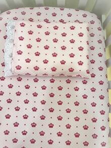 Laura Baby 2-Piece Sheet Set For American Standard Crib Or Mini Crib 100% Cotton - 粉紅祭壇男孩 - 查看 2
