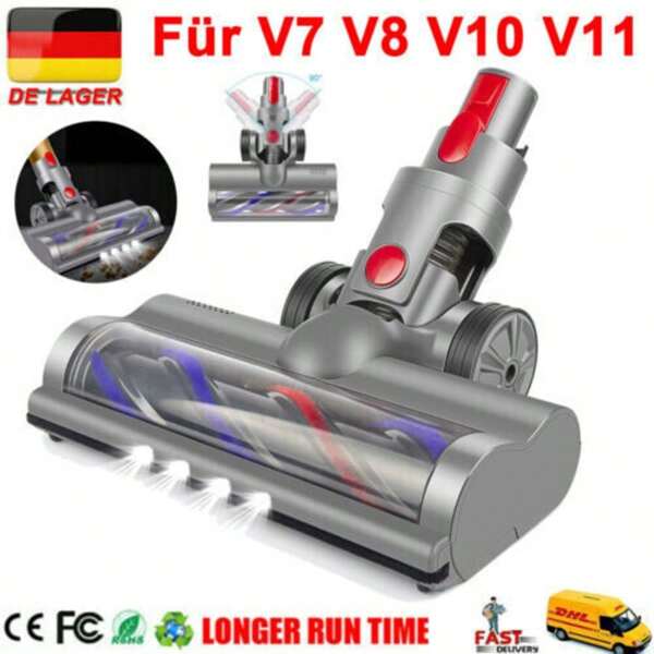 NetHong Für Dysön V7/V8/V10/V11 Elektrobürste Turbobürste Ersatz Bodendüse Bürstenkopf A