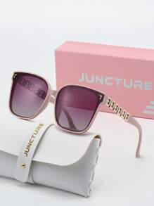 JUNCTURE نظارات مستقطبة للنساء ذات إطار كبير مربع الشكل، نظارات شمسية للنساء للاستخدام في الخارج، للحفلات الصيفية والقيادة والصيد، نظارات صيفية للنساء ذات شكل مربع