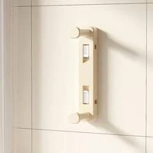 1 Pc Retractable Clothes Hanger With Double Suction Cups For Non-Slip, No Drill Wall Mounted Installation, Space-Saving Balcony-Ready Storage Rack For Compact Rooms And Small Apartments, Extendable Arms For Flexible Hanging, Seamless Mounting, Durable Frame, Easy Accessibility, Keeps Clothing Organized And Dry, Ideal For Laundry Rooms, Bathrooms, And Tiny Kitchens, Versatile Solution For Maximizing Vertical Space And Minimizing Clutter In Everyday Living Spaces - Multicolor - View 11