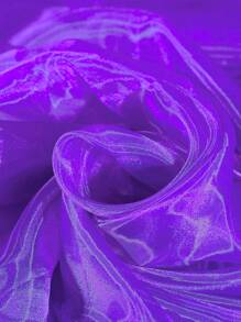 1 buc. Material organza în 4 culori, accesorii de nuntă DIY, voal transparent în culoare solidă pentru decorarea miresei