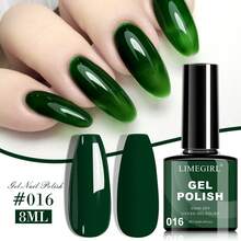 LIMEGIRL 4pcs Gel Nail Polish Set, Summer Colors Collection, Long-Lasting, With Dark Green Olive Green Translucent Light Green,Soaking Gel Nail Polish Set, Nail Art Tools And Accessories, Gift For Women - Nhiều màu - Xem 11