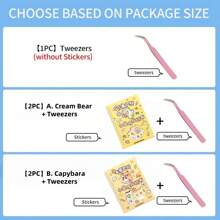 16 Stickers, Small Nose Sticker Book, Free Cutting, Handbook Stickers, Cartoon Material Book, Student Cute Cartoon Ins Stickers, Decorative Patterns, Suitable For DIY Handbook Notebooks, Gupan Stickers, Guka Stickers, Mobile Phone Case Luggage Decoration Stickers School Supplies, Back To School