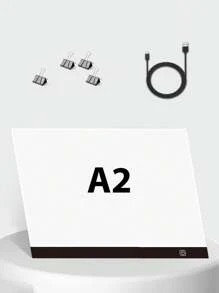 A2/A3/A4 Leuchttisch, handgemachte Diamant-Malerei Leuchtkästen, Kunst-Erstellungs-Leuchtkästen, ultradünne LED-Licht-Tracer-Boards, USB-betrieben, 3-stufige Dimmfunktion, für Diamant-Malerei, Skizzieren, Anime, Ölmalerei, Design, als Schulmaterial, Rückkehr zur Schule