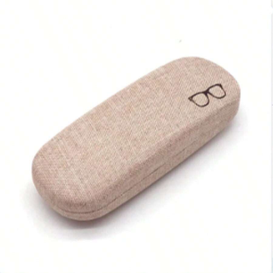 Fashion Glasses Case Hard Shell Linen Fabrics Eyewear Cases Cover Protective For Men Women Sunglasses Eyeglasses Glasses Box