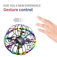 全新轻量级 4 轴无人机，2 块电池，360° 极光球特技旋转，炫酷 LED 灯，USB 充电，高悬停，适合初学者，户外使用，UFO，双电池无人机，带遥控器，视频，Wi-Fi，USB 充电，室内攀岩无人机，节日完美礼物