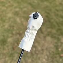 Vỏ bọc đầu gậy Golf họa tiết cây nhỏ Vỏ bọc đầu gậy Driver Vỏ bọc đầu gậy Fairway Wood Vỏ bọc đầu gậy Hybrid Vỏ bọc gậy Putter Da Pu - trắng - Xem 8