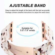Compatible With Apple Watch Band 49mm 46mm 45mm 44mm 42mm 41mm 40mm 38mm Thin Light Resin Strap Bracelet With Stainless Steel Buckle Replacement Compatible With IWatch Series SE Series 10 9 8 7 Ultra 6 5 4 3 2 1 For Women Men