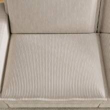 70" Modular Corduroy Sectional Sofa, Oversized Deep Seat 2-Seater Cloud Couch With 4 Pillows, Fluffy Upholstered L-Shaped Sofa For Living Room Or Bedroom,Beige - 米色 - 查看 7