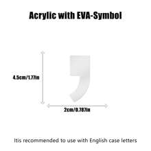 Silver Mirror Alphabet A-Z Wall Stickers - 10/15/20/30cm Tall Letters & Symbols Sold Separately, Dual-Layer Design: Reflective Acrylic Top + 1cm Thick Foam Base With Adhesive, Apply Together For 3D Effect Or Use Only Mirror Layer, Create Custom Words On Walls/Windows, Ideal For Marriage Ceremony Initials, Inspiring Messages In Work Areas, Romantic HOME Displays