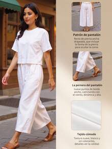 Women Two-Piece Outfits - White - View 7