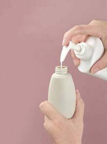 旅行可再填充瓶套装，化妆品洗发水洗面奶护手霜乳液空容器 - 彩色 - 查看 9