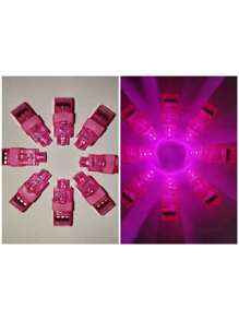 5/10//20/40PC LED Finger Lights, Battery Powered Mini Flashlights, Multiple Color LED Finger Flashlights, Suitable For Children's Birthday Gifts, Bars, Party Gatherings, Easter, Halloween, Christmas And New Year Celebrations, Night Light Party Accessories (With Battery)