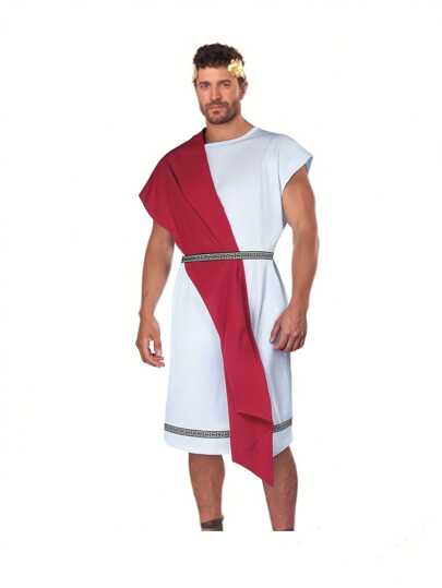 Ancient Greek King Costume Outfit For Men