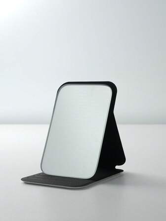 Millennium Leopard Print Ocean World Series Portable Vanity Mirror, Foldable, Lightweight, Ultra-Thin, Convenient Hand Mirror, Durable PU Leather, Suitable For Multiple Occasions And All People, Foldable Tabletop Mirror For Carrying