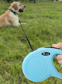 1pc 3 Meters/5m Retractable Pet Dog Leash For Medium Small Dogs, Multiple Colors Available
