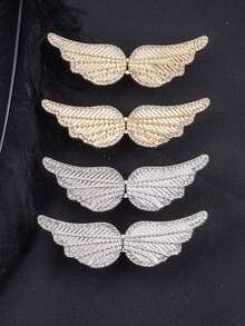 1/2/4/6 Pairs Waist Shaper Wing Buckle With Detachable No-Nail No-Sew Waistband Buckle For Jeans - Waistband Reducer