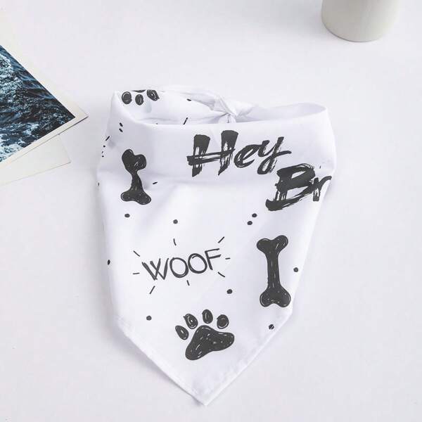 Sciarpa creativa per animali domestici, adatta a cani e gatti di piccola e media taglia, sciarpa triangolare, accessorio per animali domestici, bavaglino, sciarpa per cani