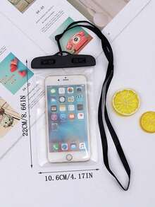 1/5 件通用防水手机袋、游泳防水手机壳、海滩干燥手机袋、圣诞节、万圣节礼物、家居、房间、生日、新年、配件、朋友、趣味礼物、夏季、海滩（颜色随机）旅行必需品旅行配件假期返校 - 彩色 - 查看 8