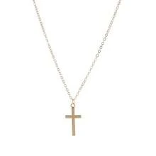1pc Silver Cross Pendant Necklace For Women - Silver - View 6