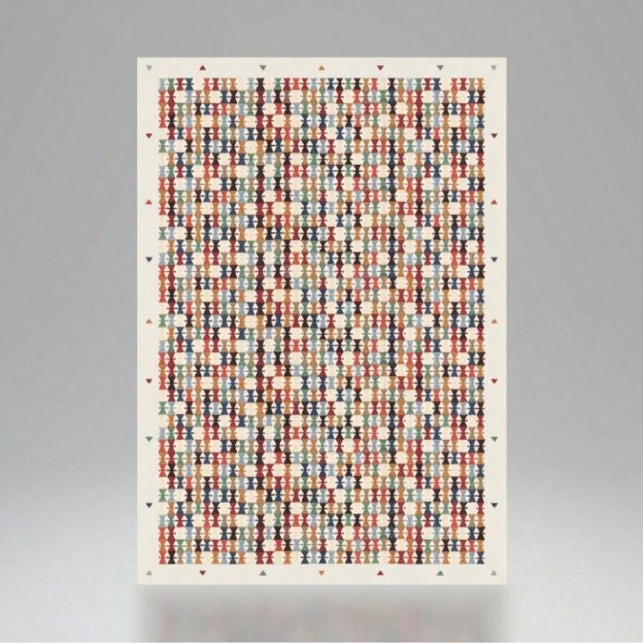 Made In Turkey - 60x100 Cm Digital Print Rug With Dot Non-Slip Foam Backing – 100% Polyester - Rusty Rose - View 1