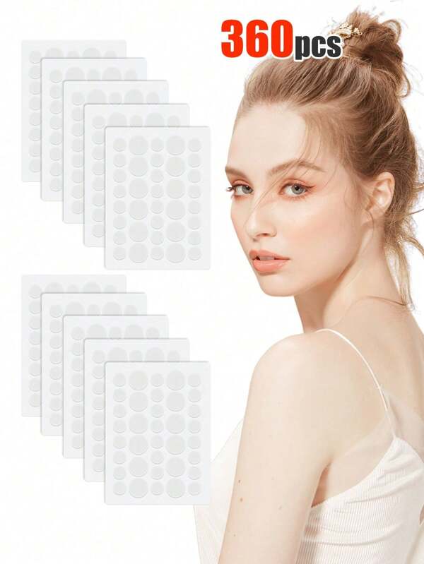 360pcs Facial Waterproof And Breathable Acne Cover Patch, Gentle And Non Irritating, Used For Facial Skin Care, Covering Acne And Blemishes With Cute Design Stickers, Fun Cartoon Stickers, Waterproof And Sweat Proof Mini Stickers, Suitable For Gatherings, Offices, Halloween And Other Occasions With Cute Stickers (For Decorative Purposes Only, Not Cosmetics)