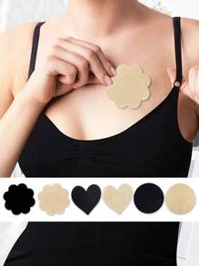 10/50/100pcs,Breathable Ultra Thin Nipple Covers, Seamless Invisible Self-Adhesive Anti-Convex Nipple Pasties, Women's Lingerie & Underwear Accessories