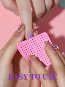 Gel Nail Polish Remover Wipes Cleaner Nail Remover Lint Free Wipes Cleaner Paper Pad Wholesale Makeup Tools, Cleaner, Nail Art, Nail Polish Remover, Lint Free Wipes, Cleaner, Paper Pad