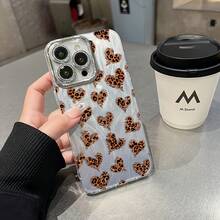 Estuche para teléfono 1 estuche para teléfono con láser IMD degradado con estampado vibrante, modelos 16, 15, 14, 13, 12 y 11, incluidas las series completas 13, 14 Pro, 15 Plus y 16 Pro, con película para lentes y un diseño híbrido clásico a prueba de golpes. - Colores mixtos 1 - Ver 4